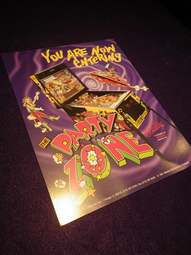Bally party zone pinball - party,