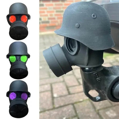 Gas mask helmet - helmet, hitch