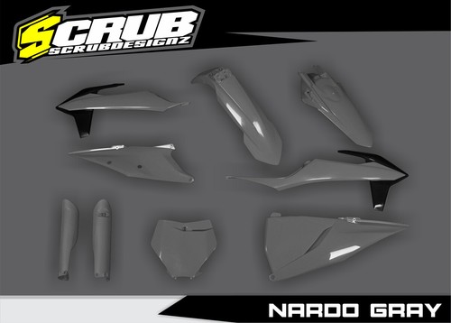 Plastics kit nardo grey ktm - kit,