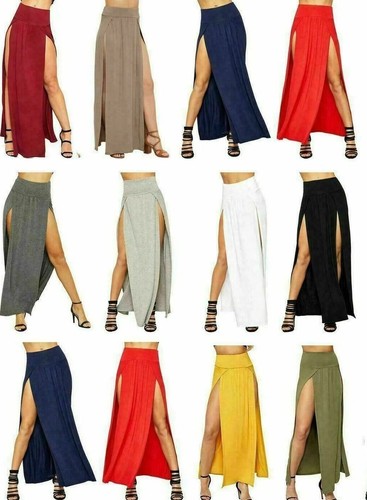 Womens girls double side slit - womens,