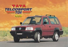 Tata Telco Sport 4x4 Brochure Brochure Sheet India India 1998 97