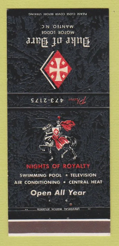 Matchbook cover duke of - matchbook,