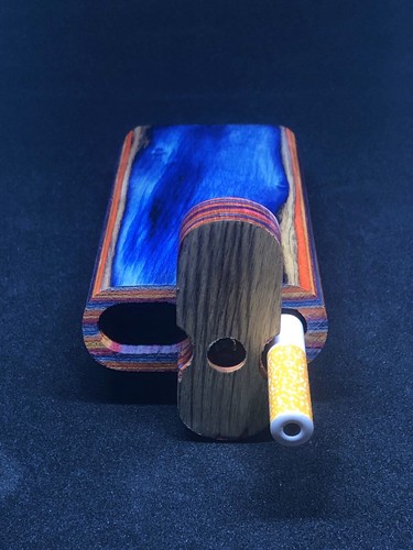 Wooden dug out box 2 - box, 4”x