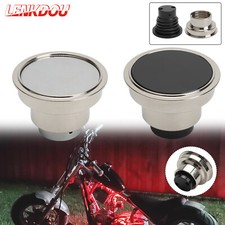 Flush Mount Pop Up Gas Cap Vented Fuel Tank For Harley Chopper Bobber Cafe Racer