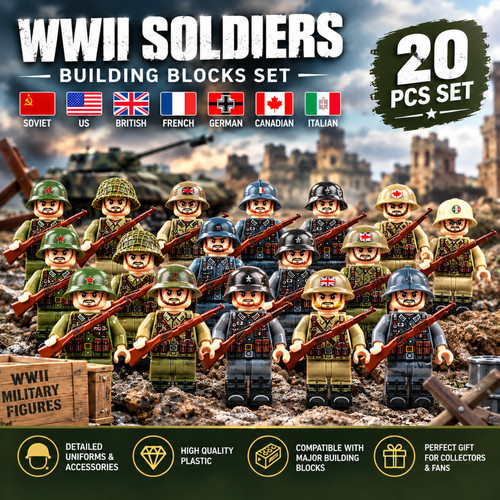 Lego ww2 20x - world, war