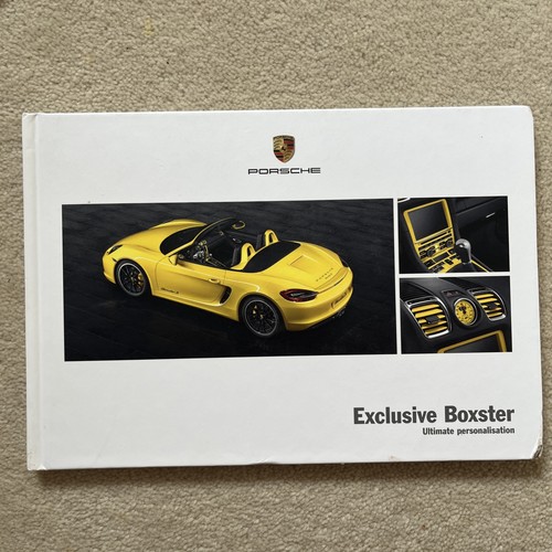 Porsche 981 boxster exclusive - porsche,
