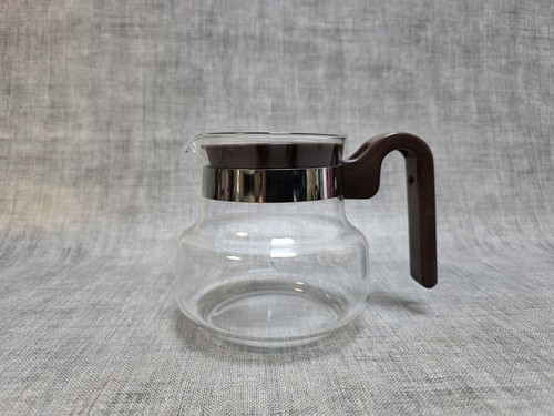 Vintage glass pyrex coffee - , pot