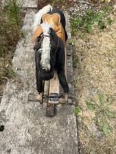 Vintage forward-back Rocking horse With optional seat