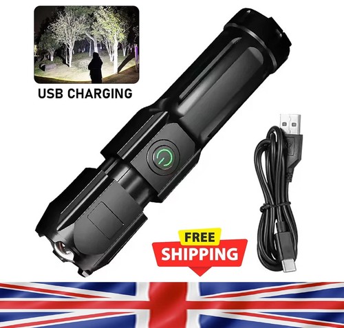 Led torch hand torches battery - led,