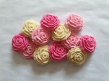 15 MIXED COLOUR ROSES 18mm -