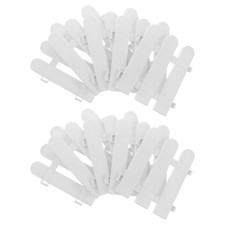  10 Pcs Mini White Picket Fence Garden Small for The Barriers Fences Outdoor