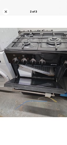 Smeg cx93gmbl dual fuel - fuel, 90cm