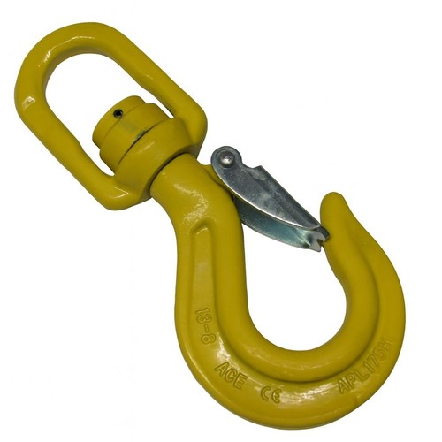 Swivel sling hook with - swivel,