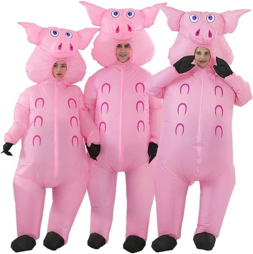 Inflatable pig costume - inflatable,