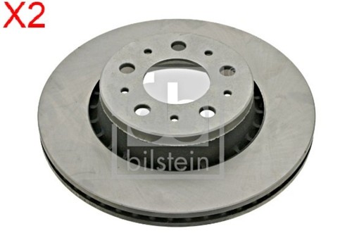 Febi pcs brake disc front - x2,