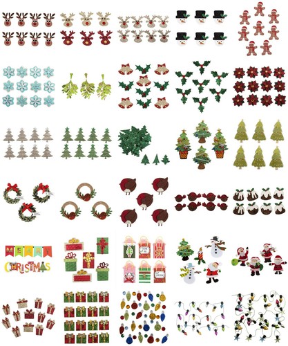Christmas stickers card - christmas, making