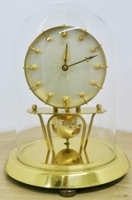 Antique Kaiser 400 Day Anniversary World Earth Globe Torsion Mantle Clock