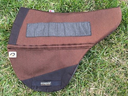 Ecogold brown saddle - ecogold, pad