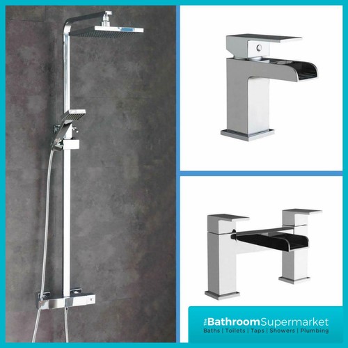 Square thermostatic shower - square,