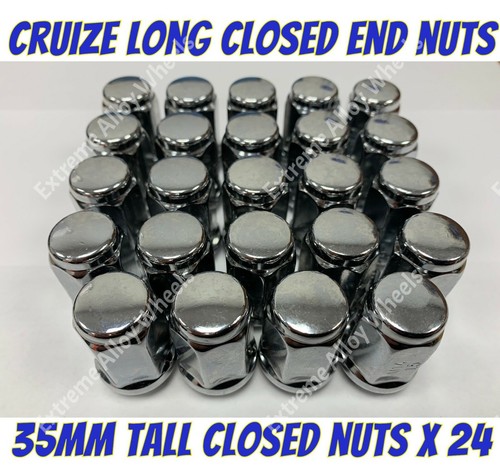 Alloy wheel nuts 35mm - alloy,