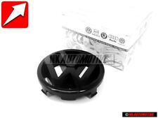 VW original front radiator grille emblem logo sign black - 323853601 041