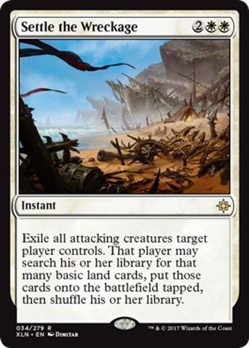 Settle the wreckage ixalan - the, wreckage,
