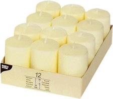 12 Wide Pillar Candle Cream