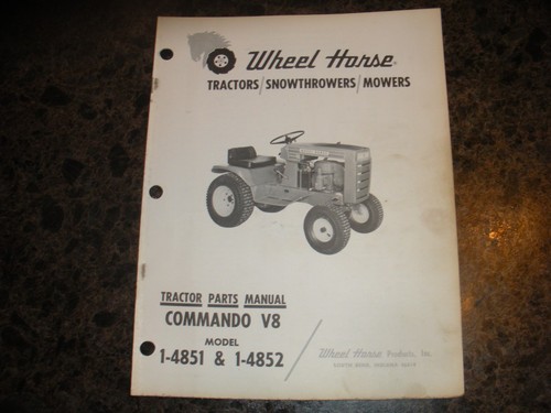 Wheel horse tractor - horse,