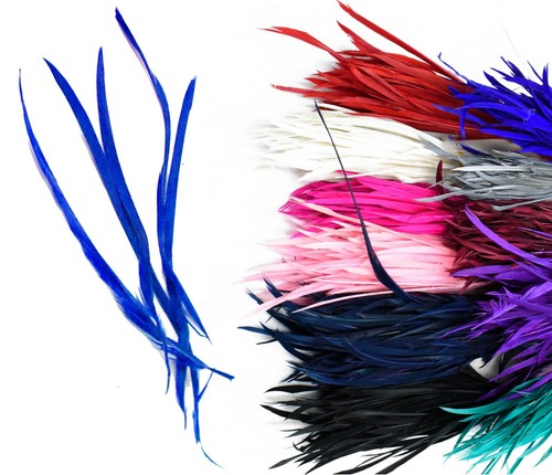 Long fascinator feathers - long,