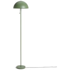 Mushroom Floor Lamp Green Retro 70s Style Pull Cord Modern Habitat Lighting
