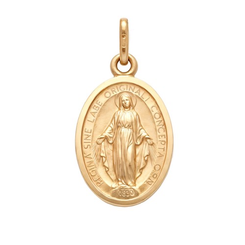 Small 9ct gold - , miraculous