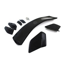 RD3509 REAR SPOILER TYPE R STYLE BLACK BOOT WING LIP FOR HONDA CIVIC FK 2016-21