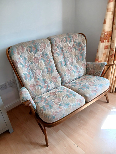 Ercol seater sofa floral - ercol,