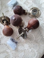 Rosewood beehive door knobs - beehive,