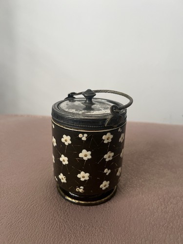 Antique tobacco jar vintage - tobacco,