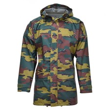 Genuine Belgian Army Rain Parka Seyntex Camo Jigsaw Camouflage