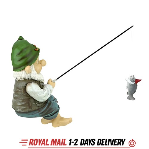 Garden gnome fishing - gnome,