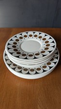 11x Vintage Mid Century Plates