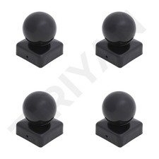 Square Metal Steel Black Fence