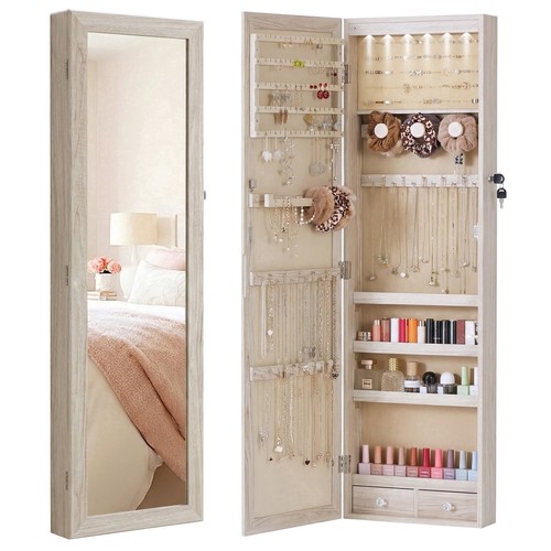 Lockable jewelry cabinet - lockable,