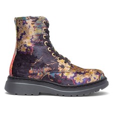 Heavenly Feet Womens Boots Multi-Coloured Adults Ladies Ankle Floral Lotte SIZE