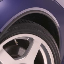 Satin BLACK Wheel Arch Arches Guard Protector Moulding fits SUZUKI VITARA