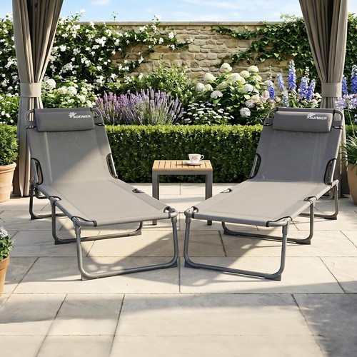 Sun loungers set of 2 - set,