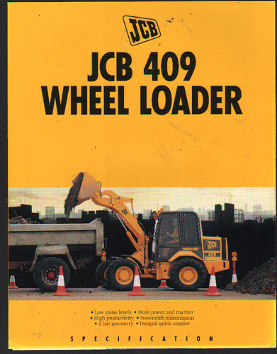 Jcb 409 wheel loader - jcb,