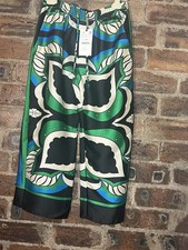 ZARA CREAM BLACK GREEN CROP