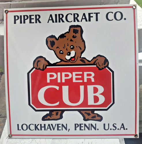 Vintage piper cub bear - vintage,