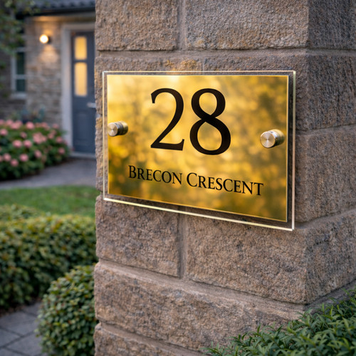 House number plaques - number,