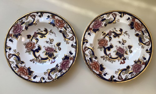 Pair mason ironstone blue - mason's,
