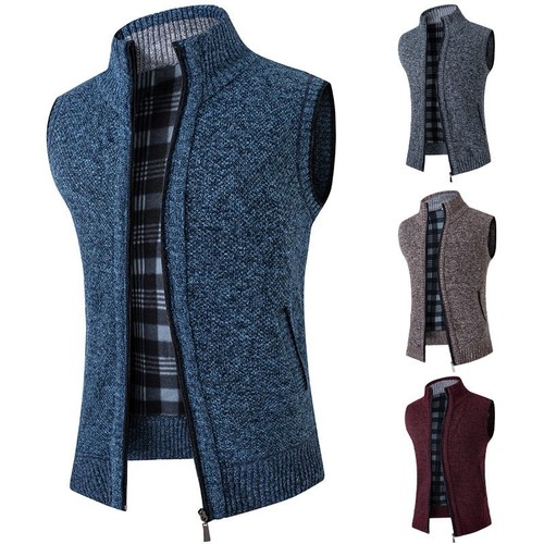 Men warm fleece knitted - men's,