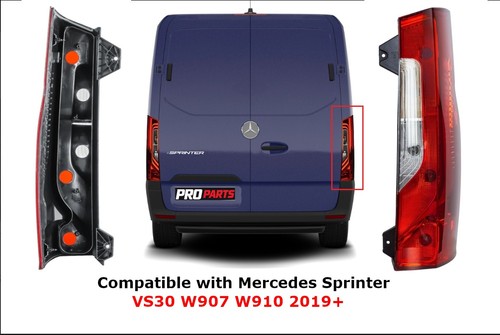 Rear tail light mercedes - o/s,